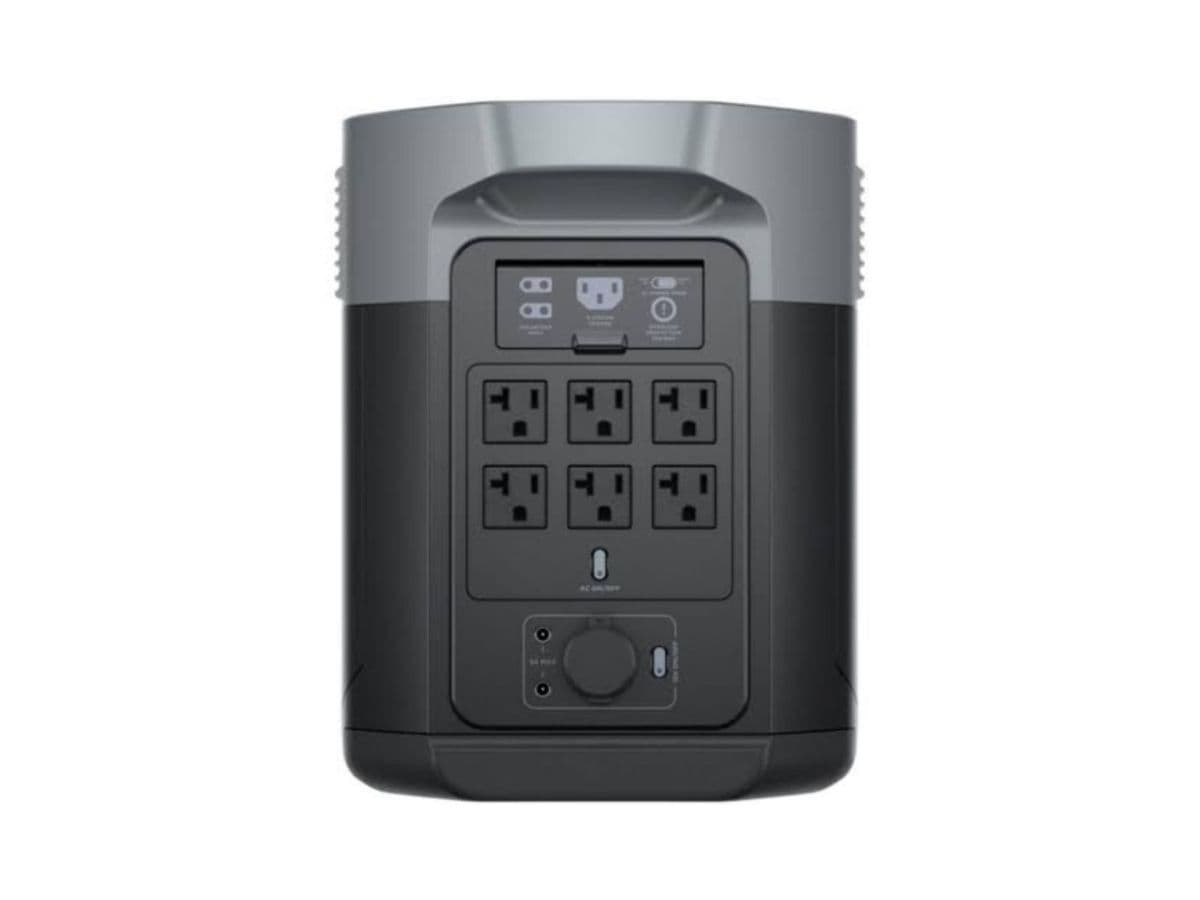 EcoFlow Delta 2 Max ポータブル電源（背面）